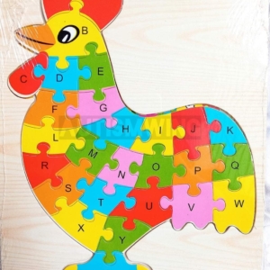 Alphabets Puzzle-Cock