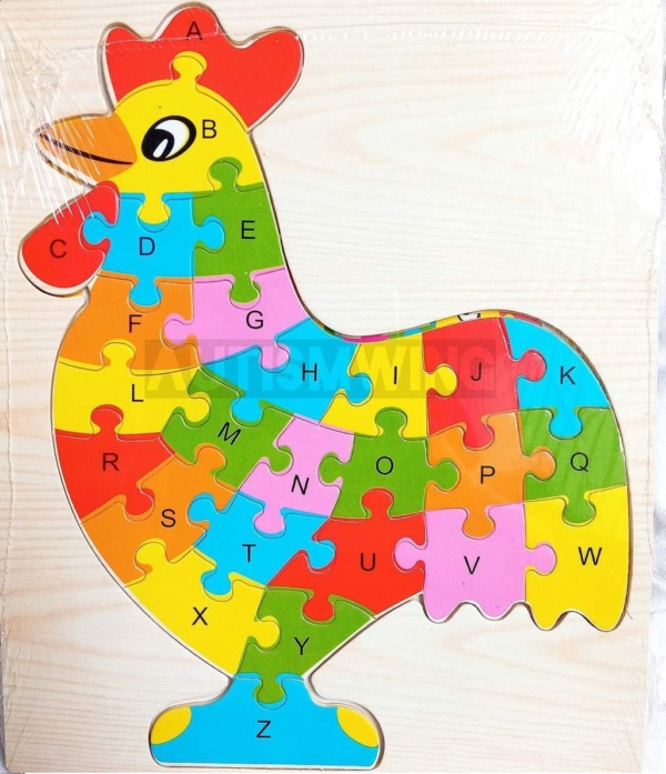 Alphabets Puzzle-Cock