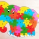 Alphabets Puzzle-Elephant