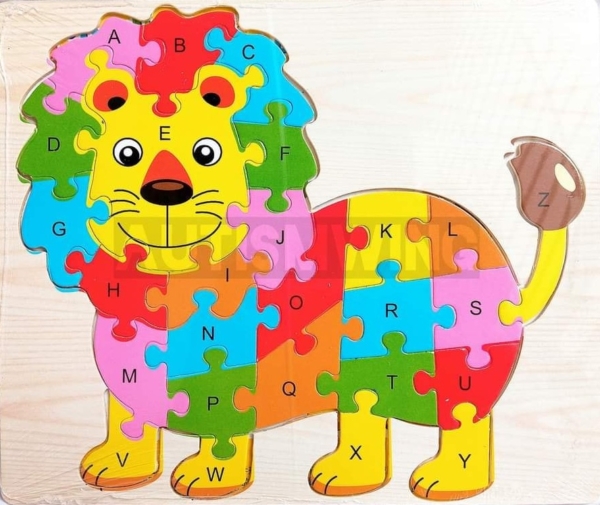 Alphabets Puzzle-Lion