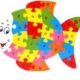 Alphabets & Numbers Puzzle-Fish