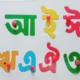 Board of Bengali Alphabets (Sorborno)