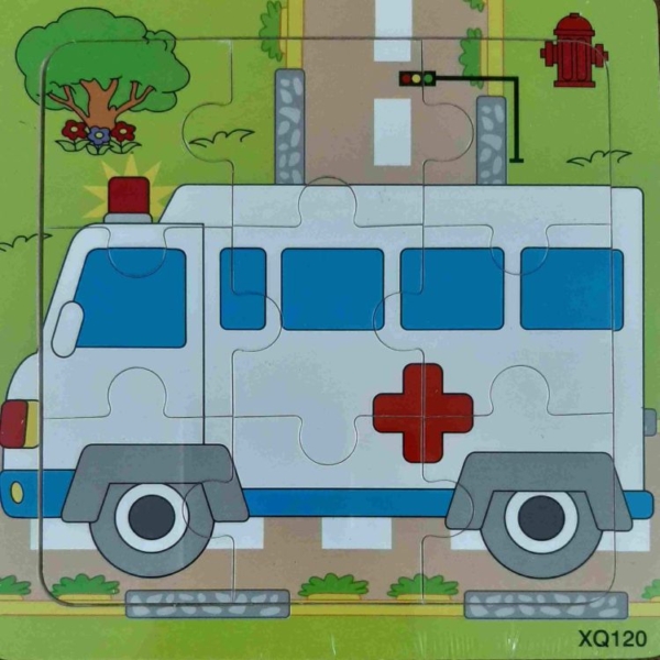 Mini Jigsaw Puzzle - Ambulance