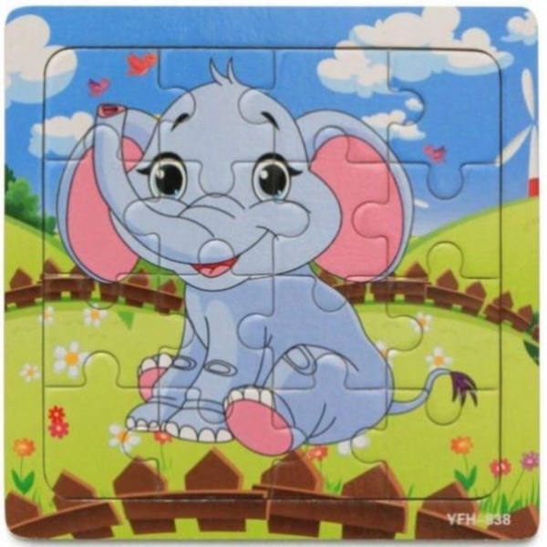 Mini Jigsaw Puzzle - Elephant