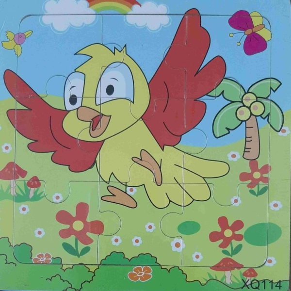 Mini Jigsaw Puzzle - Parrot of Mina Cartoon