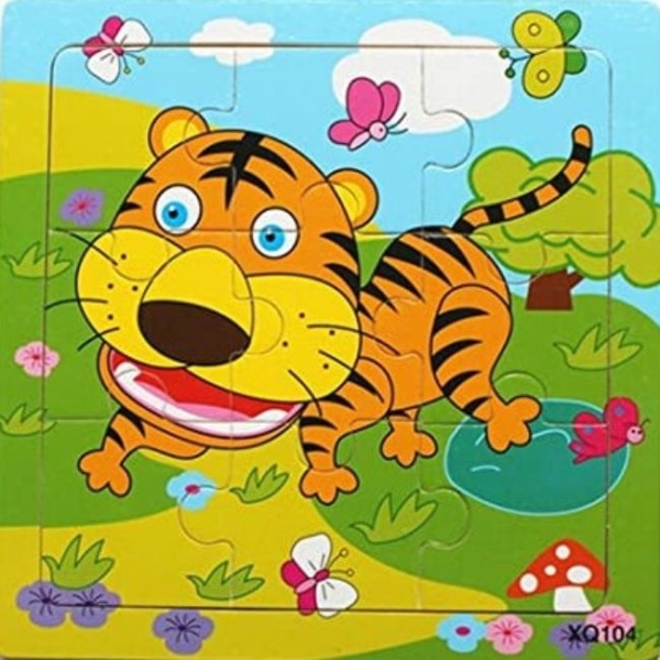 Mini Jigsaw Puzzle - Tiger