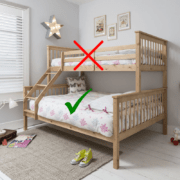 Unsafe & safe bed for autism