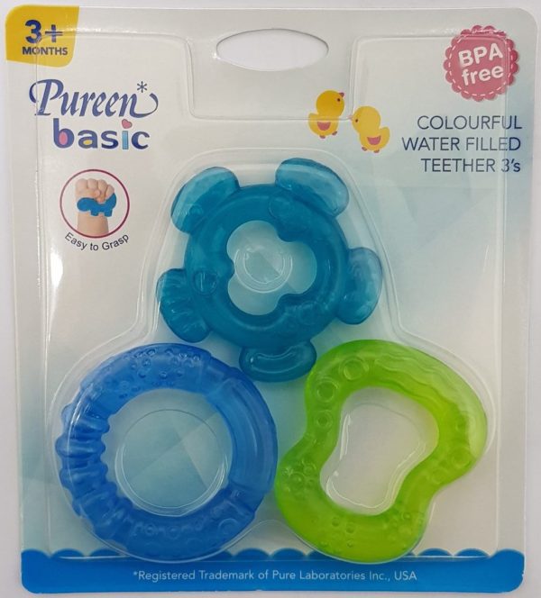 3 Pack Water Filled Teether