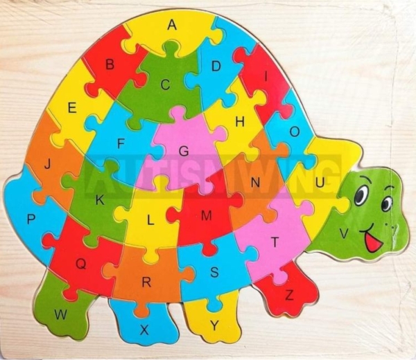 Alphabets Puzzle-Turtle