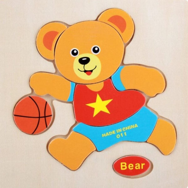 Cartoon Puzzle - Bear