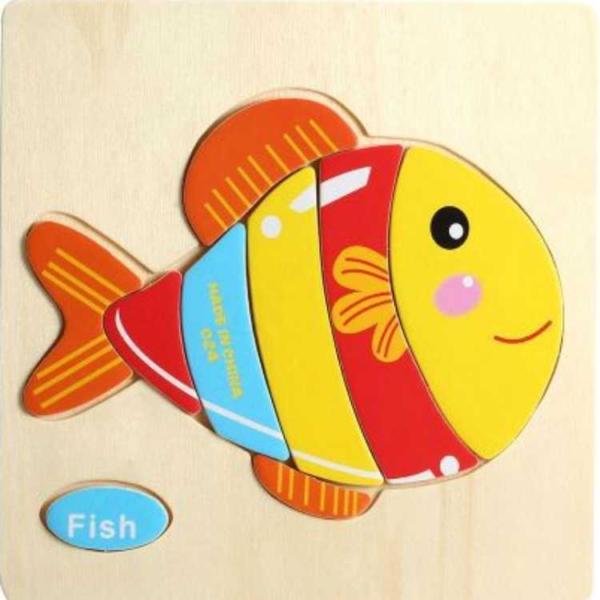 Cartoon Puzzle - Fish