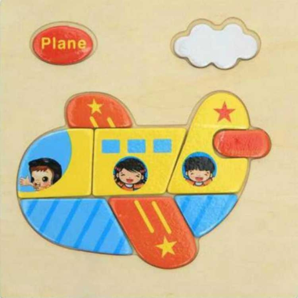 Cartoon Puzzle - Plane