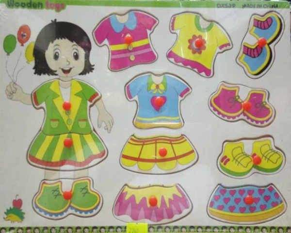 Dress Puzzle Board (Girls)