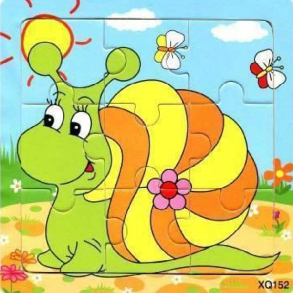 Mini Jigsaw Puzzle-Snail