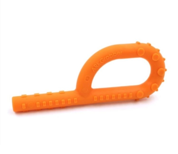 ARK's Textured Grabber P Tube (Hallow Chew Tool)- Orange