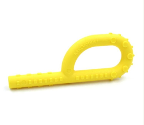ARK's Textured Grabber P Tube (Hallow Chew Tool)- Yellow