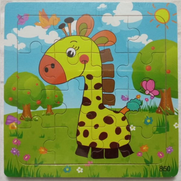 Mini Jigsaw Puzzle - Girrafe2