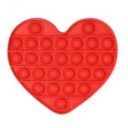 Pop It - Heart Shape Red