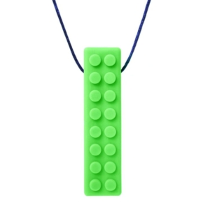 ARK's Brick Stick Textured Chew Necklace - Lime Green