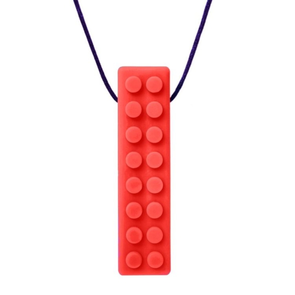 ARK's Brick Stick Textured Chew Necklace - Red