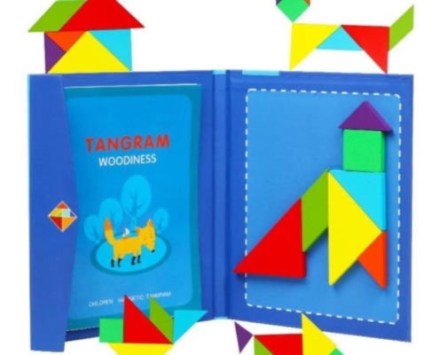 Wooden Magnetic Tangram Puzzle