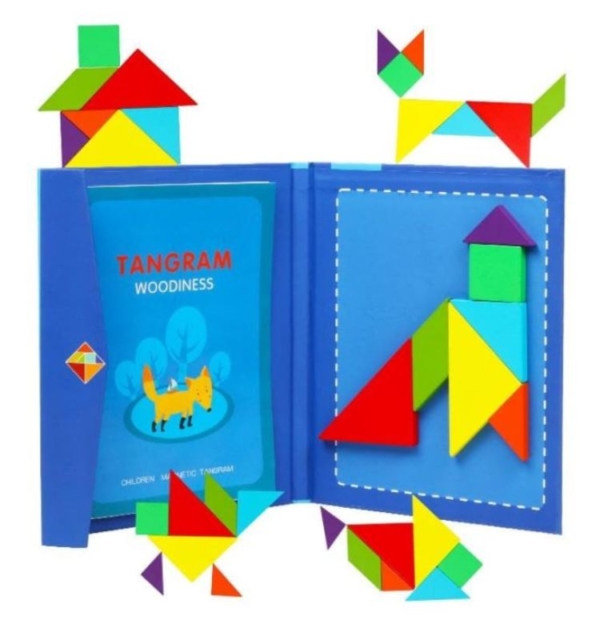 Wooden Magnetic Tangram Puzzle