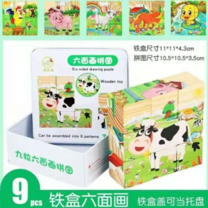 Six Sided Drawing Puzzle - Animals1