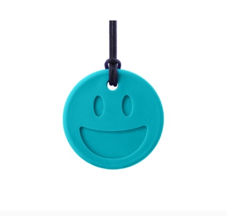 ARK Smiley face Chewelry - Teal