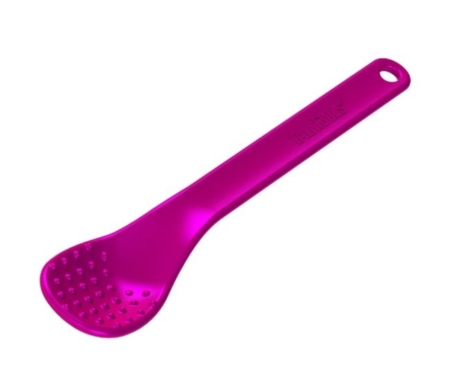 TalkTools Bumpy Maroon Spoon
